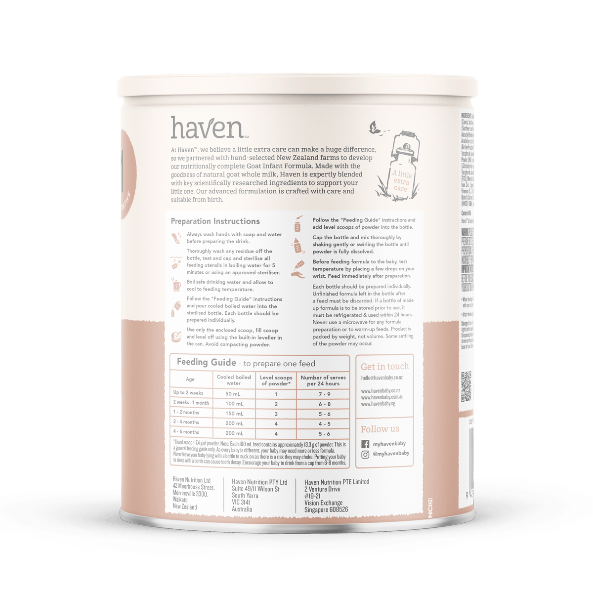 Etapa 1 - Fórmula de Inicio a base de Leche de Cabra