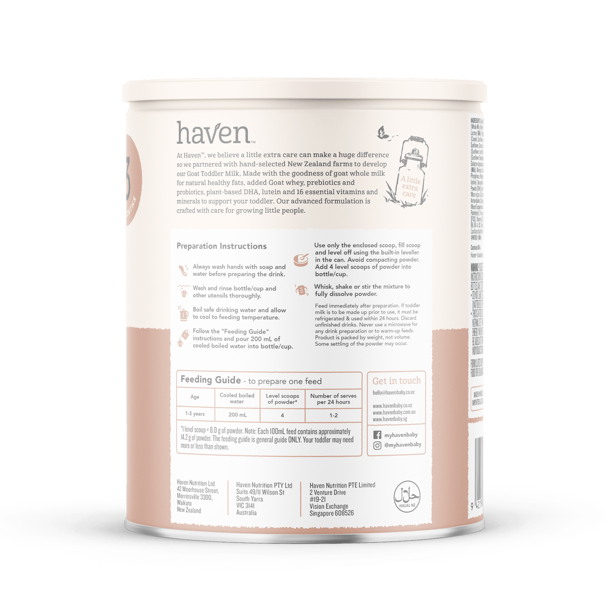 Etapa 3 - Alimento Lácteo de Crecimiento a base de Leche de Cabra
