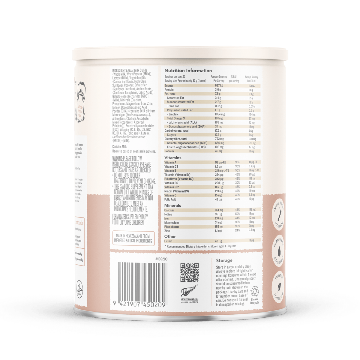 Etapa 3 - Alimento Lácteo de Crecimiento a base de Leche de Cabra