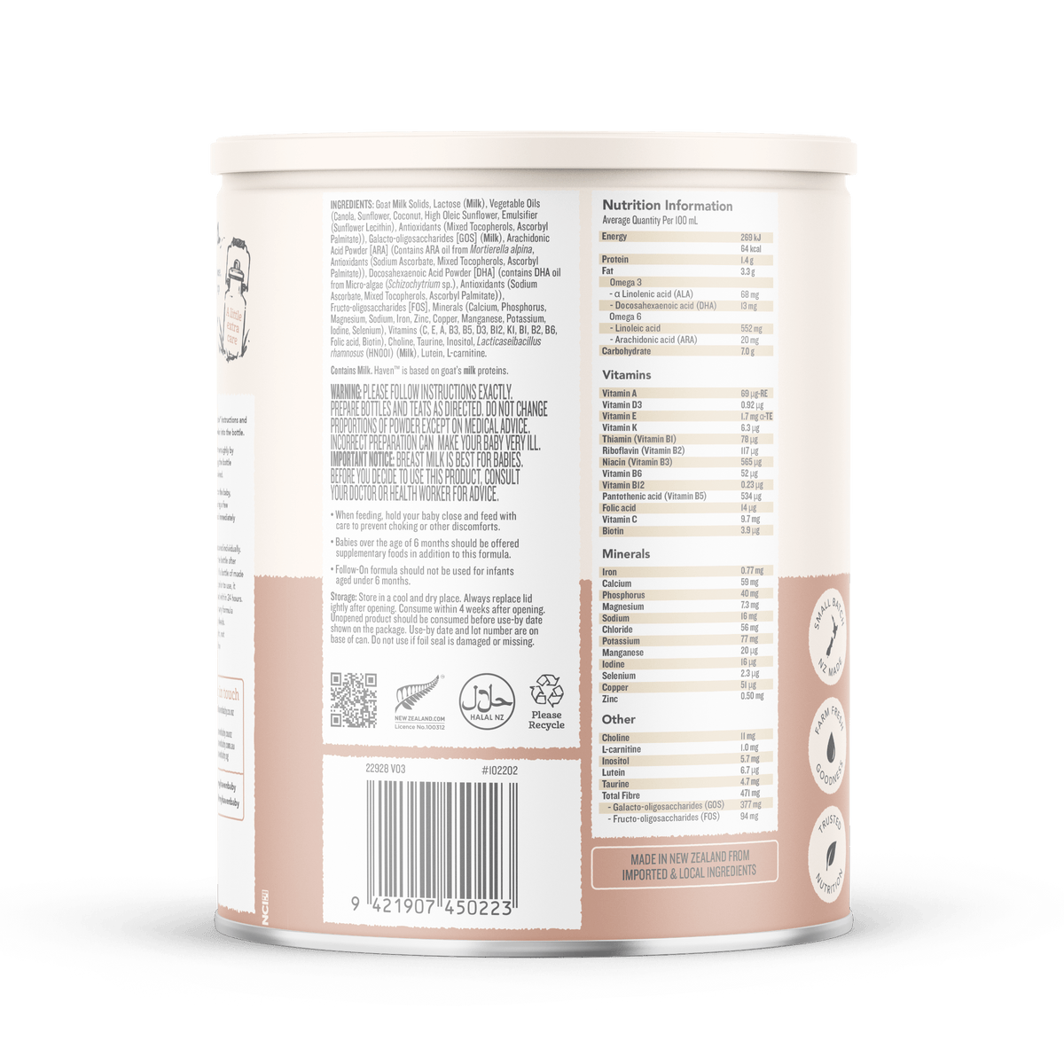 Etapa 2 - Fórmula de Continuación a base de Leche de Cabra